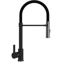 Смеситель для кухни Ulgran UQ-024-08 с гибким изливом, космос