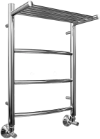 Полотенцесушитель Point Афина PN04156P водяной, с полкой, 50x60 см, хром
