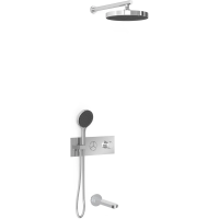 Душевой комплект Vincea Inspire VSFW-432TI3CH 300 мм, с термостатом, хром
