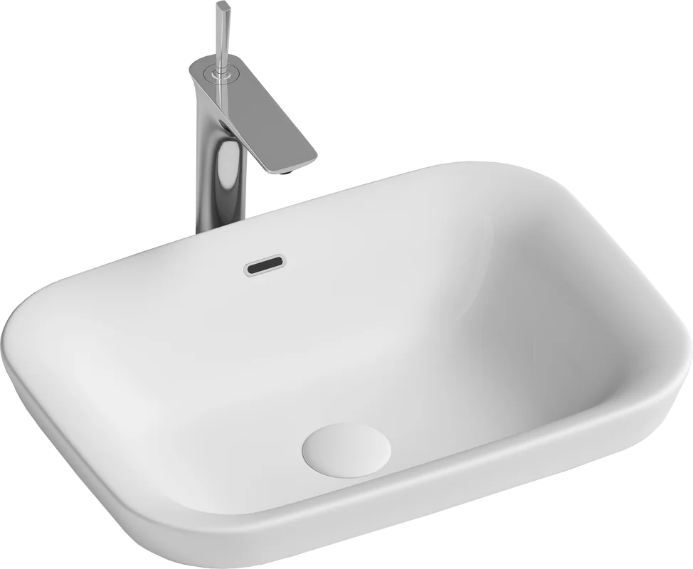 Раковина Ceramicanova Element CN6041 встраиваемая, сверху, 58x40 см, белая