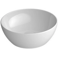 Раковина GSI Pura 885411 накладная, Ø32 см, цвет Bianco lucido