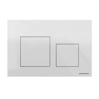 Клавиша для инсталляции Ceramicanova Balance Square CN12-002W белая глянцевая