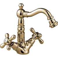 Смеситель Emmevi Deco Old 12614/BR для биде, с донным клапаном, бронза