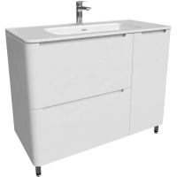 Тумба с раковиной Iddis Edifice белая, 100 см EDI10WFi95K