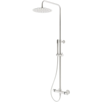 Душевая система Plumberia Selection IXO XO6302BO 250 мм, с термостатом, белый матовый