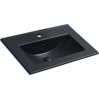 Раковина Vincea VBS-13960MB 61,3х46,6 см, черный матовый