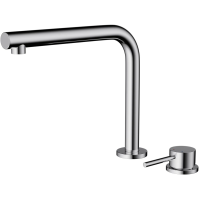 Смеситель Omoikiri Nara-C 4994321 для кухни, для устанвки у окна, хром