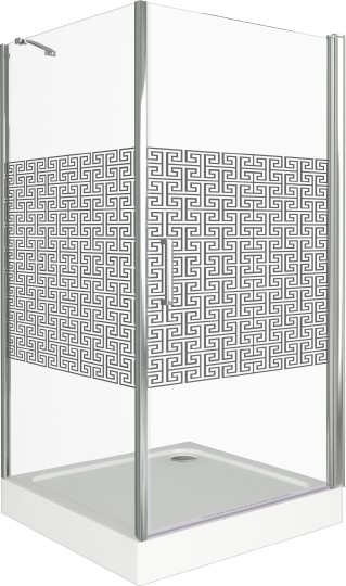 душевой уголок good door fantasy cr-100-f-ch 100×100