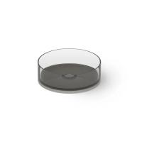 Раковина Dea Design Washbasins DD9061 300 R4 накладная, без отв., Glasstech, прозрачная смола, Ø30х14см., Smoky Black R4