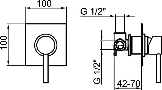 смеситель для душа webert elio el880101560 черный матовый