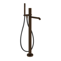 Gessi Gessi Habito Diamantato Смеситель для ванны, напольный, цвет: Dark Bronze