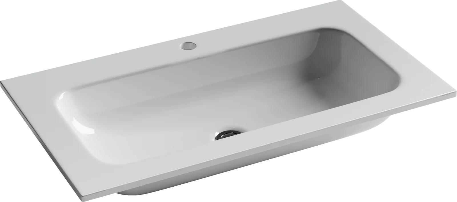 Раковина Ceramicanova Element CN7012 встраиваемая, сверху, 81х45.7 см, белая