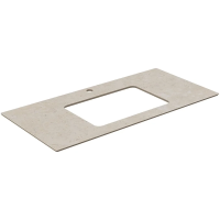 Столешница 100 см бежевый матовый для раковин встраиваемых снизу Kerama Marazzi Plaza Classic Про Лаймстоун PL3.DD590500R\100