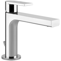 Смеситель Gessi Via Manzoni 38602#031 для раковины, с изливом 128 мм, с донным клапаном, цвет хром