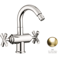 Смеситель Emmevi Spirit New 31004/ORS для биде, с донным клапаном, золотой матовый