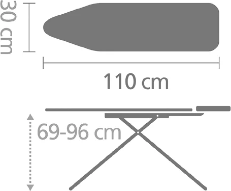 Гладильная доска Brabantia A 218729 110x30, свежий бриз