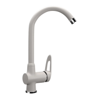 Смеситель для кухни Ulgran белый U-006-331