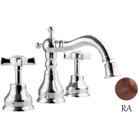 Смеситель Migliore Princeton 19382 для биде, на 3 отверстия с донным клапаном, медь