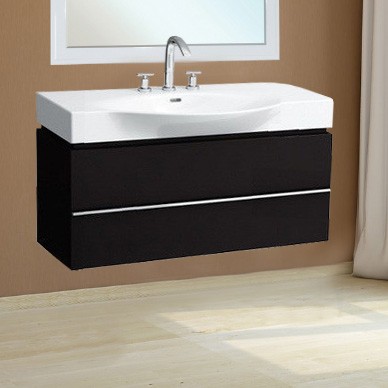 Тумба под раковину Laufen Palace New 4.0125.2.075.548.1, антрацитовый дуб, 2 выдвижных ящика