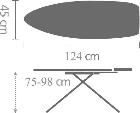 Гладильная доска Brabantia C 108907 124x45, лаванда