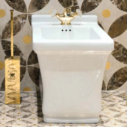 смеситель для биде oasis venice 
 0vncbt100100001or золото, ручки - муранское стекло