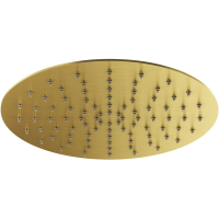 Верхний душ Plumberia Selection SAT3174OB 250 мм, золотой матовый