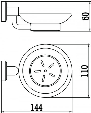 Мыльница Savol 95 S-009559