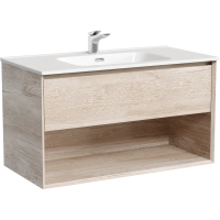 Тумба под раковину Sancos Marmi 1.0 MR1.090EG 89 см, подвесная, дуб галифакс