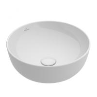 Раковина Villeroy & Boch Artis 417943RW накладная, Ø43 см, Stone White (белый матовый) с покрытием CeramicPlus