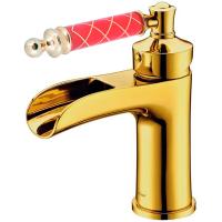 Смеситель для раковины Boheme Vogue 211-MR-R Золото