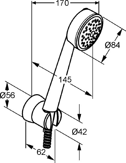 душевой гарнитур kludi zenta 1s 6065086-00