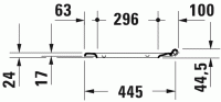 сиденье для унитаза duravit vero air 0022009 00 00 с микролифтом