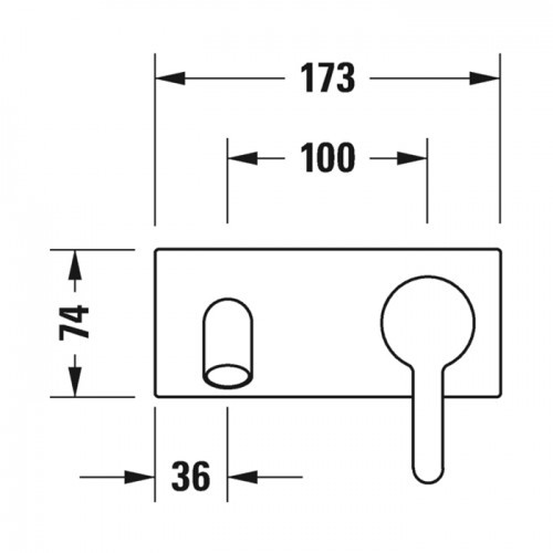 смеситель для раковины duravit c11070003046 цвет черный матовый