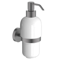Дозатор для мыла AQUATEK Бетта AQ4605BGM черный хром