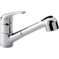 Смеситель для кухни Emmevi Ambra 9065/CR с выдвижным изливом, хром