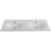 Раковина BelBagno Uno BB-8099-120-2 121x46 см, накладная, белый