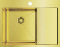 Мойка кухонная Omoikiri Akisame 65-LG-L светлое золото