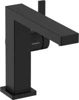 Смеситель для раковины Hansgrohe Tecturis E 73020670 CoolStart, с донным клапаном, черный матовый