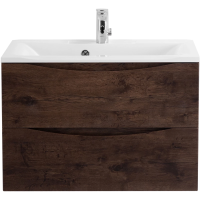 Тумба под раковину BelBagno Marino 75 MARINO-750-2C-SO-RW-P подвесная Rovere Moro