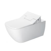 Унитаз Duravit Happy D.2 SensoWash 2550592000 подвесной, безободковый, HygieneGlaze, с креплениями, 36.5x62 см., белый