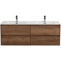 Тумба под раковину BelBagno Kraft KRAFT-1400-4C-SO-2-RT 140 см, подвесная, Rovere Tabacco