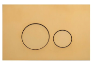 Кнопка смыва для инсталляции Splendy Stable Rest SR302TMGM для унитаза, пластик, цвет брашированное золото