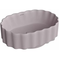 Раковина 50,5x36,6 см Kerama Marazzi Artbasin Conchiglia CC.wb.50\MAL, мальва матовая