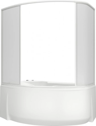 акриловая ванна bas фэнтази 150x88 (вг00341), гидромассажная