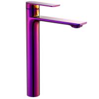 Смеситель для раковины Savol 800 S-601811GR высокий, цвет перламутр