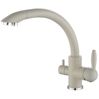 Смеситель для кухни Paulmark Essen Es213001-331, белый