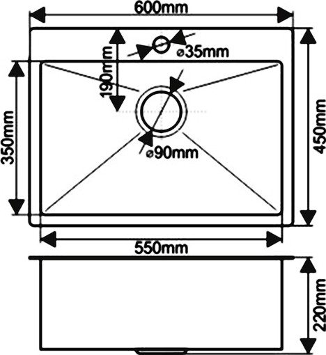 кухонная мойка melana d6045hg золото