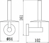 держатель запасных рулонов savol 87 s-008752-1