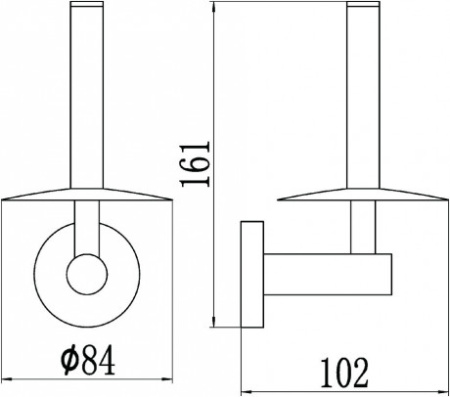 держатель запасных рулонов savol 87 s-008752-1