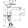 смеситель на борт ванны hansgrohe rebris s 72434000